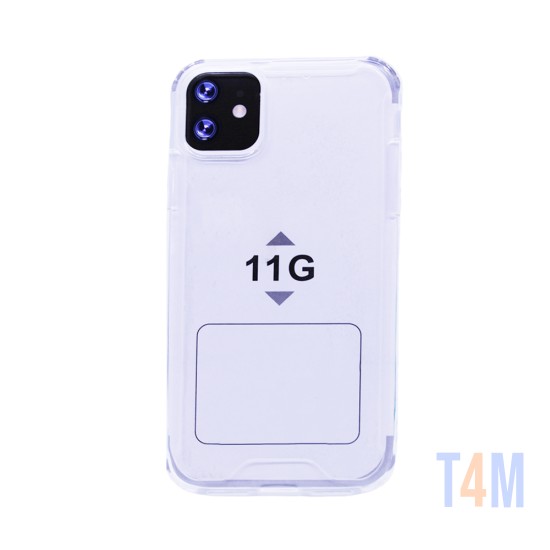 Silicone Hard Corners Case for Apple iPhone 11 Transparent